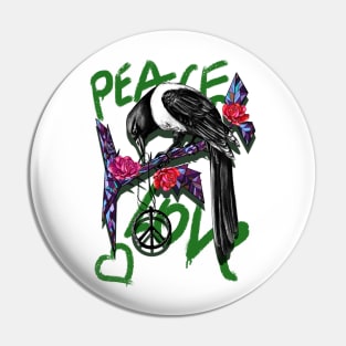 Pacific, love, peace Pin