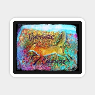 Rainbow Fox Vulture Culture Magnet