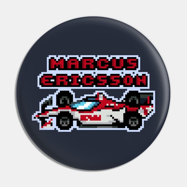 Marcus Ericsson '23 Old School Pin by SteamboatJoe