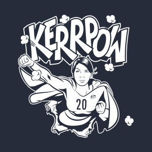 Kerr-POW! White on Black! T-Shirt