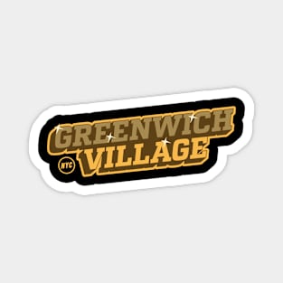 Greenwich Village Vibe: Urban Hip T-shirt Collection for NYC Trendsetters Magnet