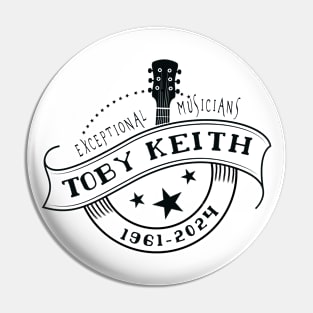 Toby Keith 1961 2024 Music D49 Pin