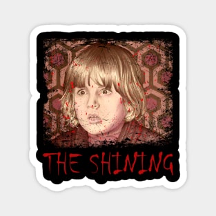 Redrum Mystery Celebrate the Enigmatic Plot Twists and Psychological Tension of Shining on a Tee Magnet