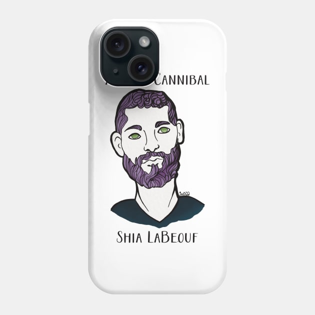 Actual Cannibal Shia LaBeouf 2022 remaster Phone Case by jazmynmoon