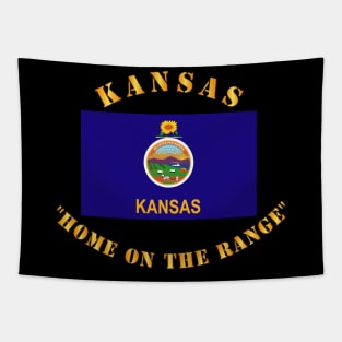 Flag - Kansas - Home on the Range Tapestry