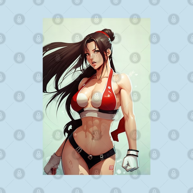 Tifa Lockhart Waifu Swimwear by Visualize Studios