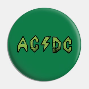 Butt-Head AC/DC Distressed -  Green Pin