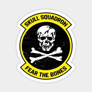 Skull Squadron Patch Only Magnet