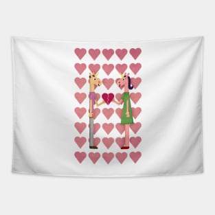 Whole Heart Unicorn Tapestry