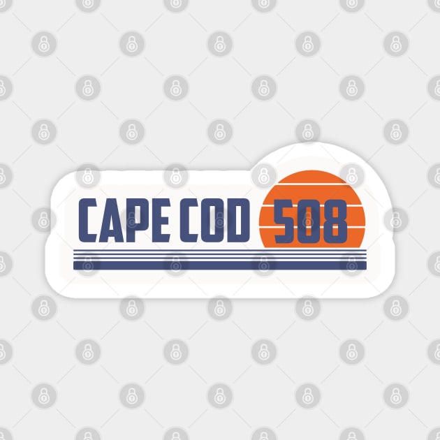 508 Cape Cod Massachusetts Area Code Magnet by Eureka Shirts