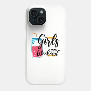 Girls Trip Cute Girls Weekend 2020 Mask Girls Trip 2020 Mask girls trip weekend Phone Case