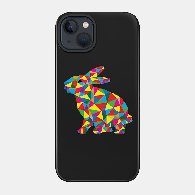 Geometric Rabbit - Rabbit - Phone Case