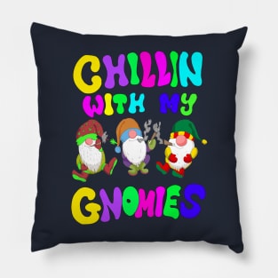 Chillin With The Gnomies Pillow
