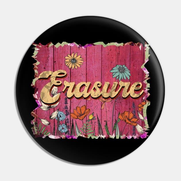 Classic Erasure Personalized Flowers Proud Name Pin by Friday The 13th