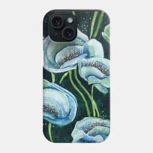 Blue Moon Poppies Phone Case