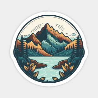 Outdoors Adventure Magnet