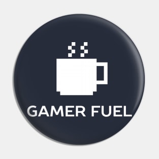 Coffee Gamer Fuel T-Shirt Pin