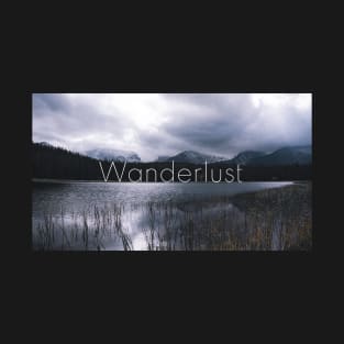 Wanderlust Moody Mountain Landscape T-Shirt