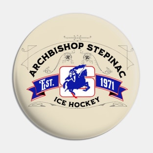 Sanborn Stepinac Hockey Logo Pin