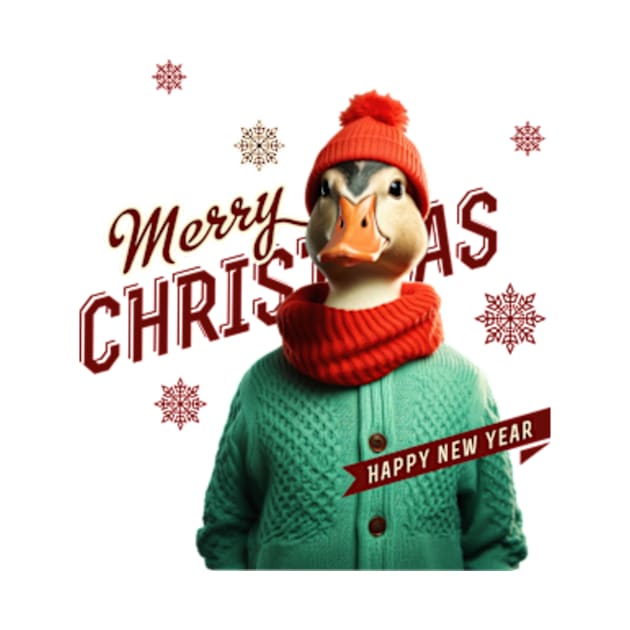 Merry Christmas! Goose. by Elba from Ukraine