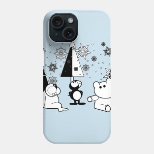 Snowberry picking time Phone Case