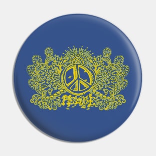 Peace Will Come Pin