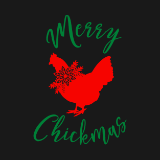 Xmas Chicken Merry Chickmas T-Shirt