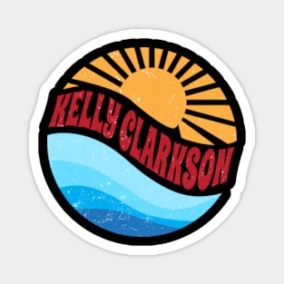 Personalized Name Clarkson Vintage Styles Camping 70s 80s 90s Magnet