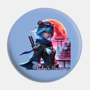 Steampunk Ninja Warrior Pin