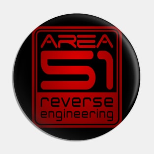 Area 51 Reverse Engineering Pin