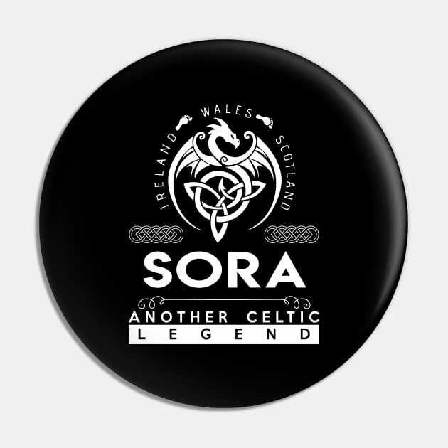 Sora Name T Shirt - Another Celtic Legend Sora Dragon Gift Item Pin by harpermargy8920