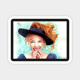 Kylie Minogue - lovely hat Magnet