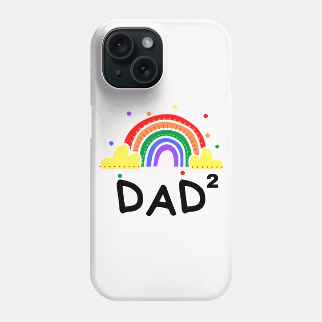 Two Dads Phone Case by Mplanet