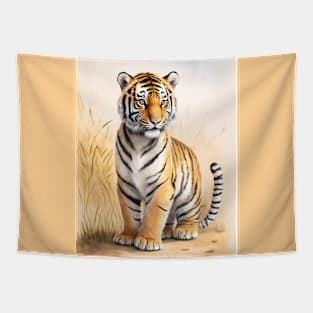 Young Tiger Tapestry