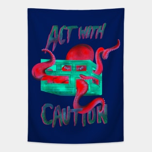 Act With Caution Tapestry