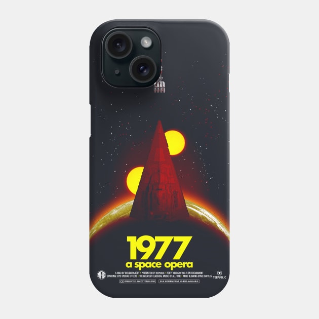 1977: A Space Opera Phone Case by mannypdesign