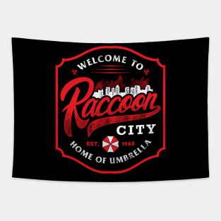 RACCOON CITY Tapestry