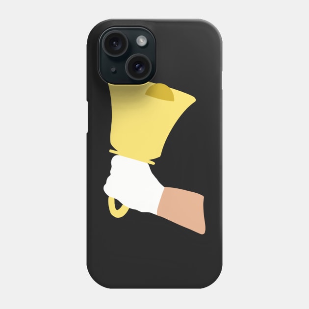 Handbell Ringer Ringing A Handbell Phone Case by SubtleSplit