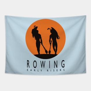 Rowing Early Risers Tapestry