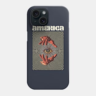 Hand Eyes America Phone Case