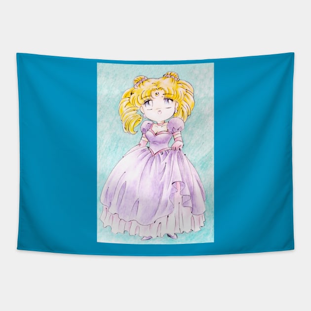 Little Princess Usagi Tapestry by eosofdawn