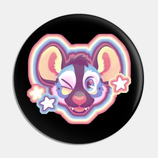 Kawaii Hyena Pin