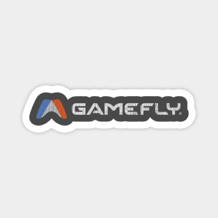 GameFly Modern Logo Horizontal Distressed Magnet