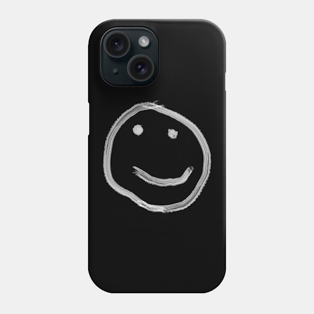 SMILE IN WHITE OIL Phone Case by jcnenm