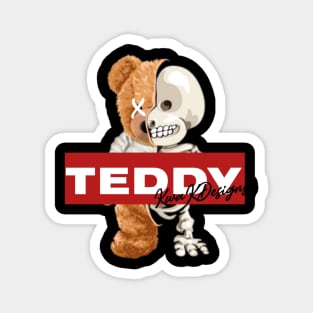 skeleton teddy Magnet