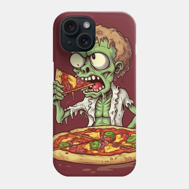 Pizza Zombie: Science Gourmet Phone Case by emblemat2000@gmail.com