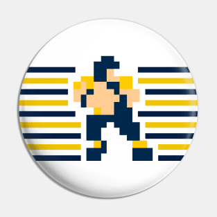 Tecmo QB Stripes - Michigan Pin