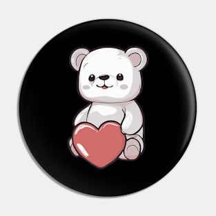 Valentine Bear Pin