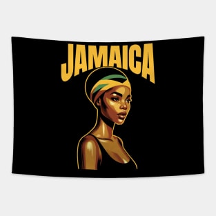 Jamaica Flag Pride Tapestry