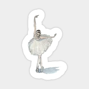 White Swan ballet Magnet